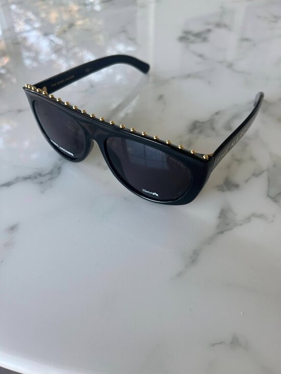 Marc Jacobs - Marc 492S Unisex Plastic Black Studded Sunglass main image 4